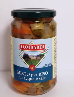 Misto per riso in acqua e sale