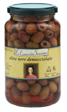 Olive nere denocciolate﻿ 580 ml
