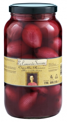 Cipolle rosse alla contadina in aceto