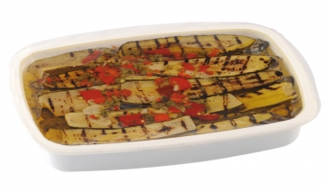 Zucchine arrostite in vaschetta